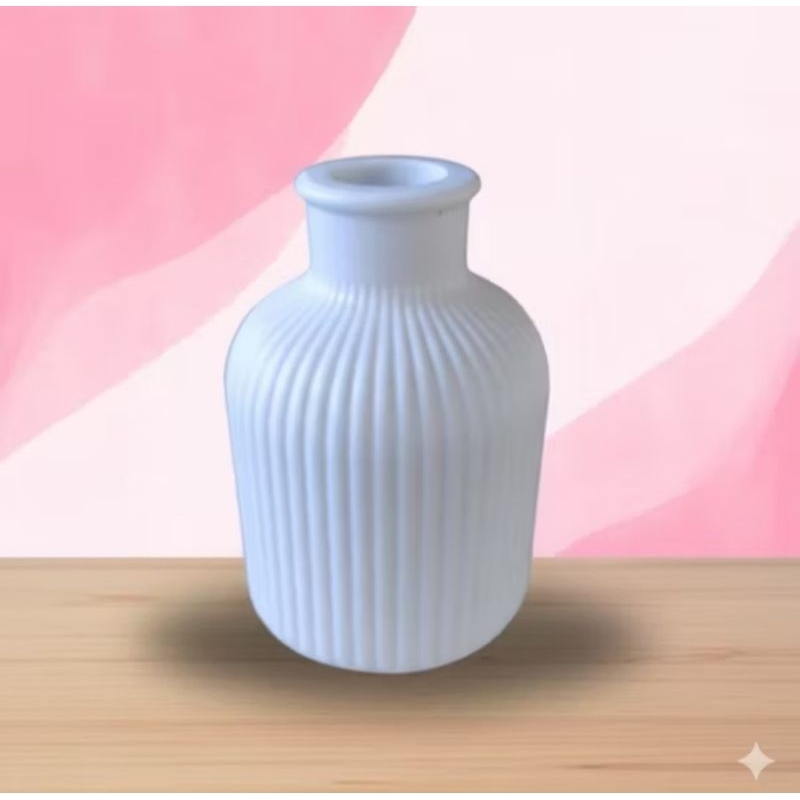 Kit 5 garafa Centro de Mesa em Gesso 10x8,5cm para Festa - Decorativo e Versátil