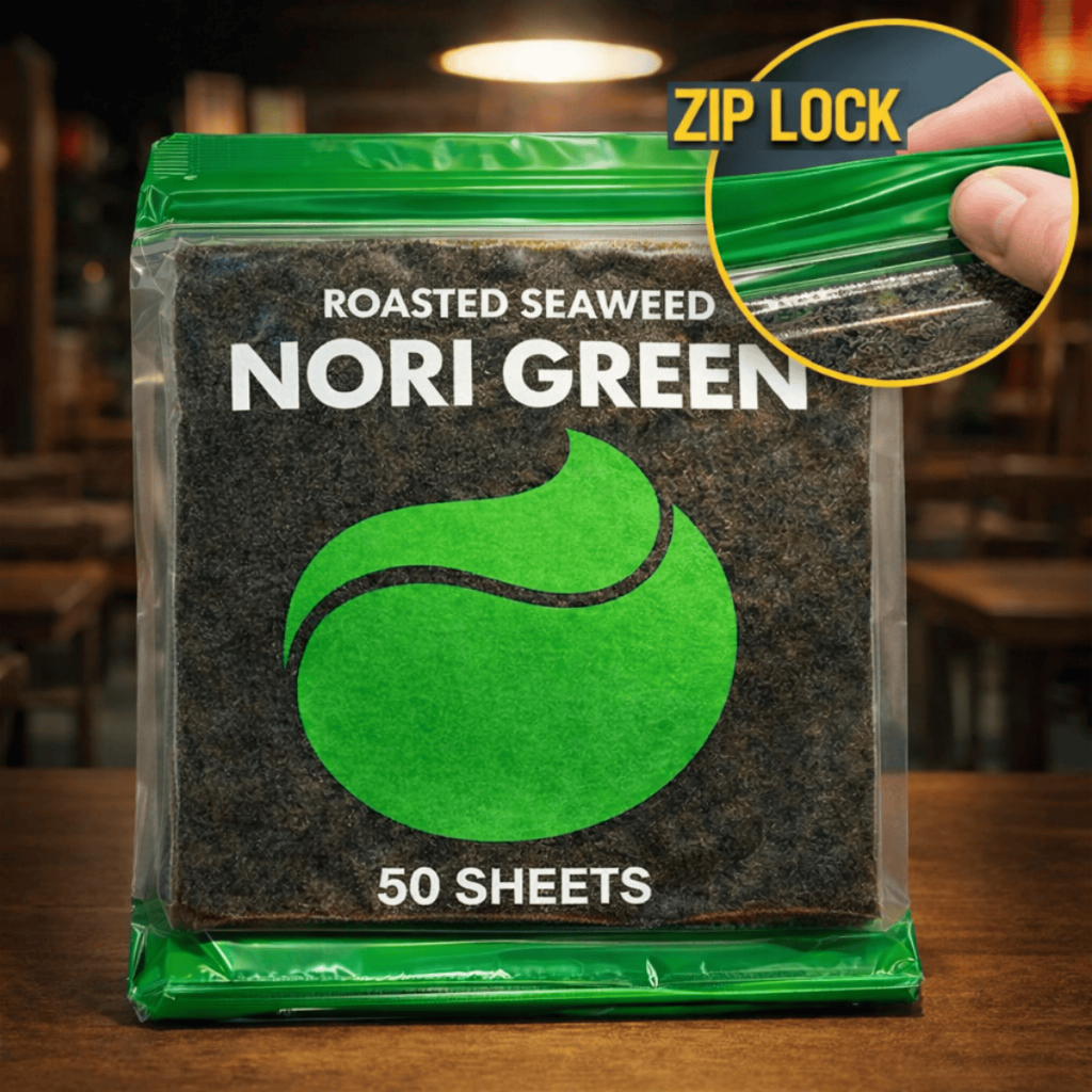 Nori Alga marinha para Sushi 50 Folhas - 140 gr em Oferta na Shopee