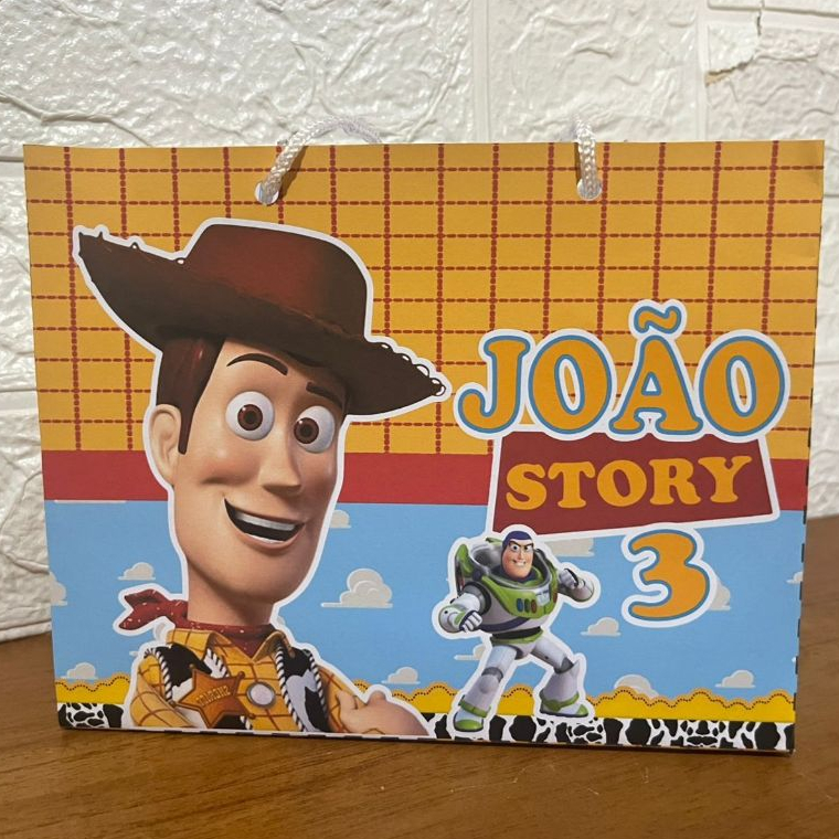 Sacolinha TOY STORE Personalizado | Sacolinha | Lembrancinha | Mimos | Aniversário PEGUE E MONTE TOY STORE