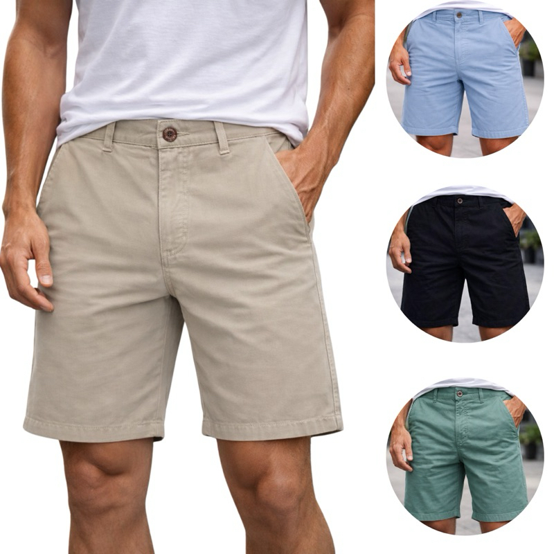 Bermuda Sarja Masculina Slim - Casual e Alta Qualidade em Oferta na Shopee