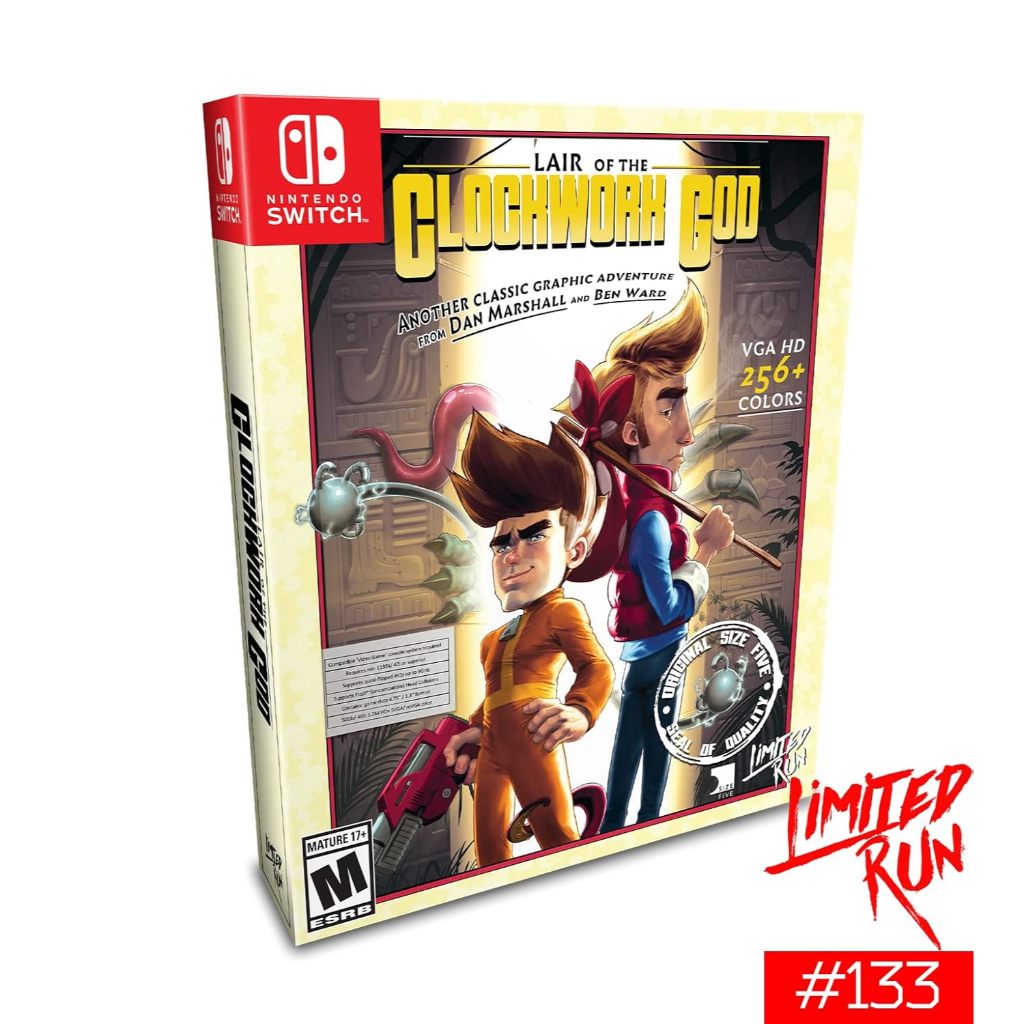 Lair Of The Clockwork God Collector's Edition Limited Run Switch Lacrado Americano