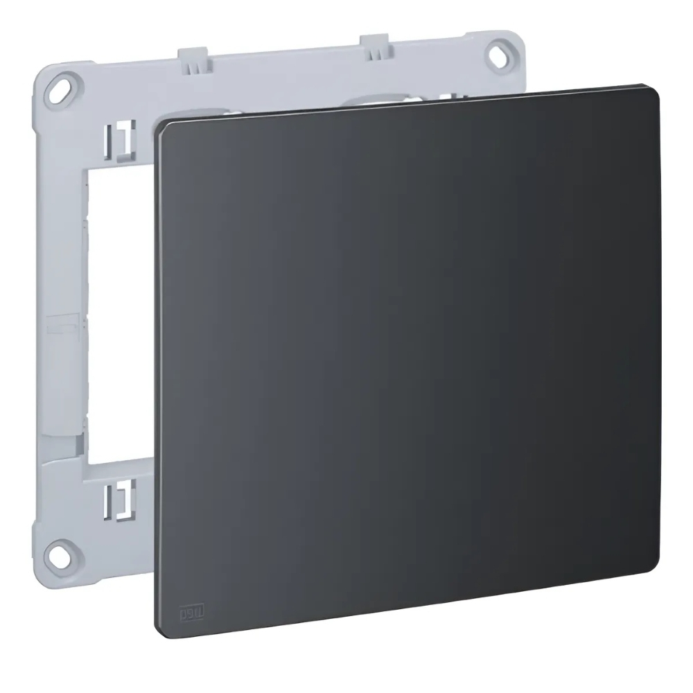 PLACA 4X4 CEGA + SUPORTE ESATTA GRAFITE ACETINADO WEG