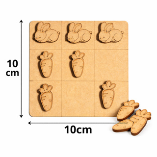 Jogo da velha coelho Páscoa kit com 10 unidades em Oferta na Shopee