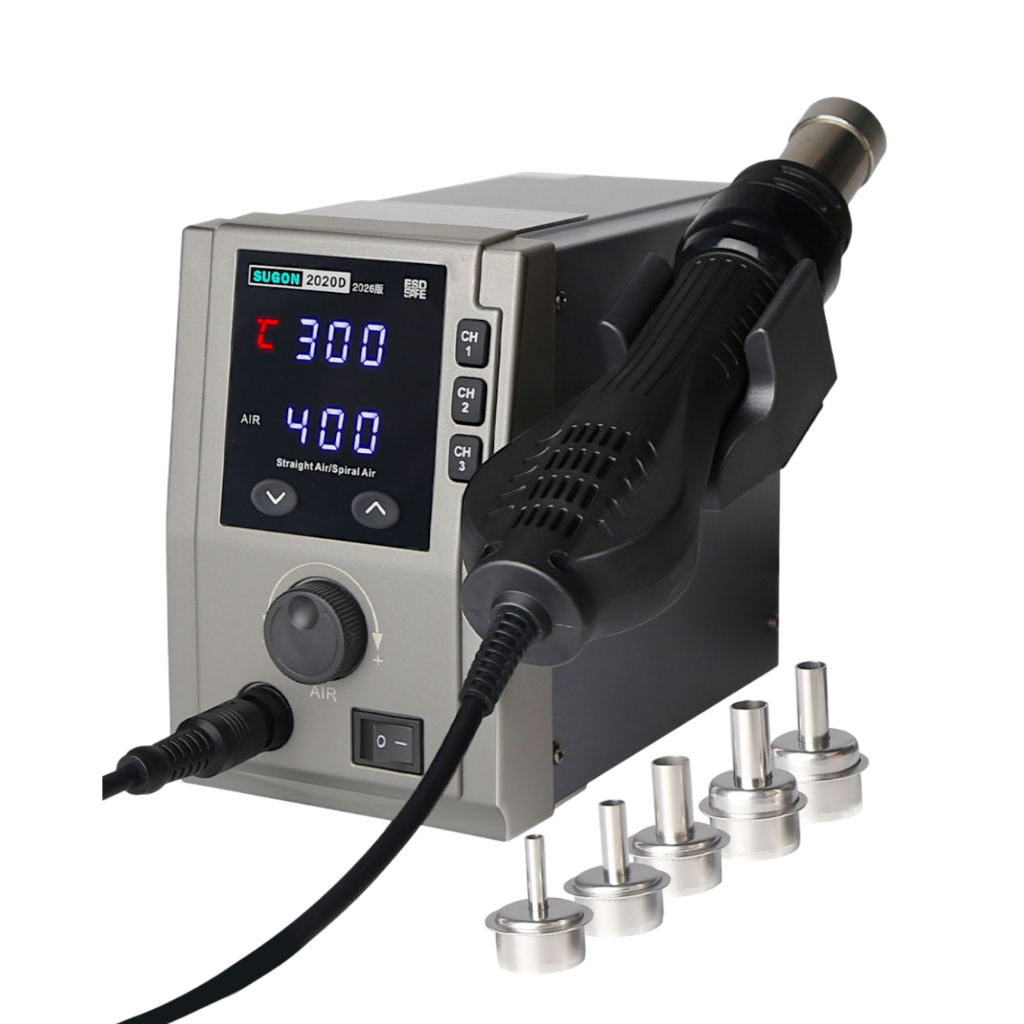 Estação Retrabalho Sugon 2020d  Solda Ar Quente Versao 2026 110w em Oferta na Shopee