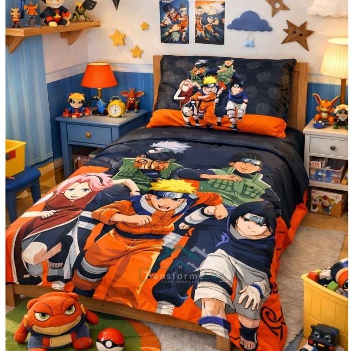 Kit Jogo de Cama Solteiro Infantil C/Fronhas 1,60X2,50M em Oferta na Shopee