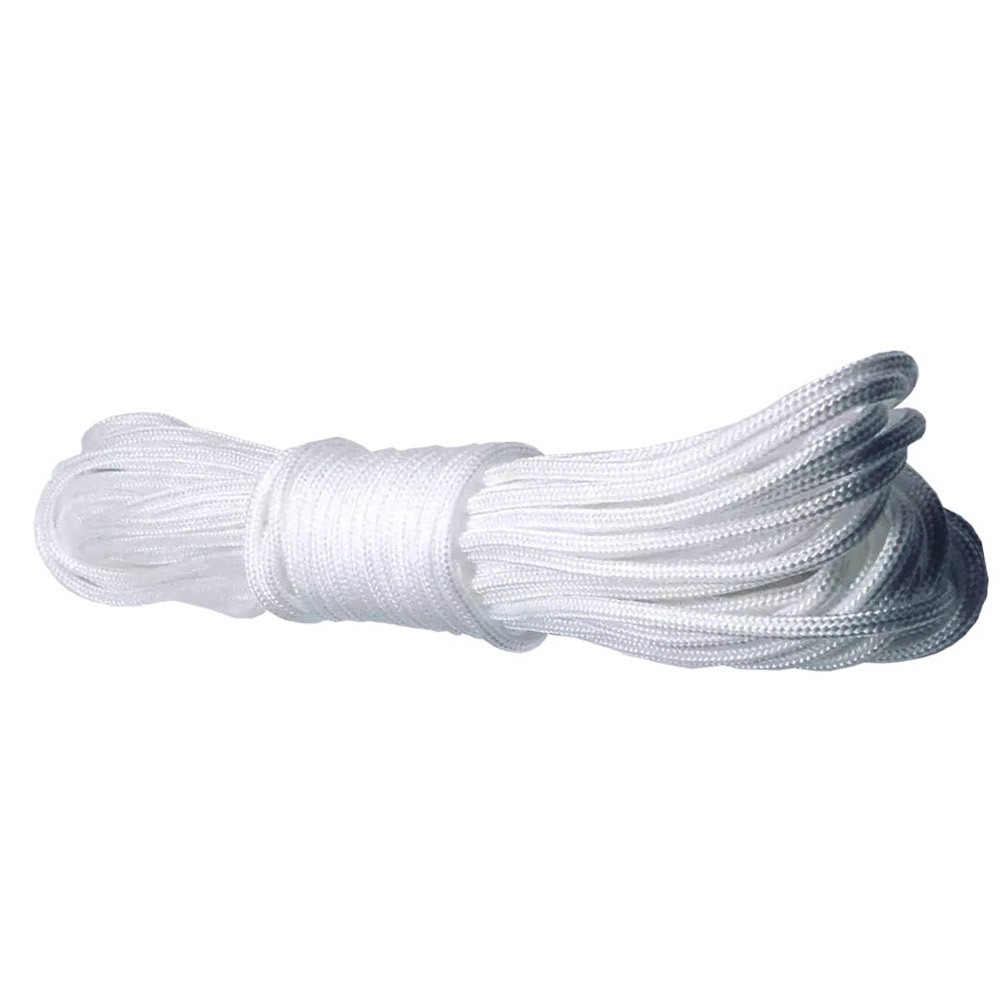 Corda Branca 4mm Para Varal De Teto Varal de Quintal Apto Uso Geral