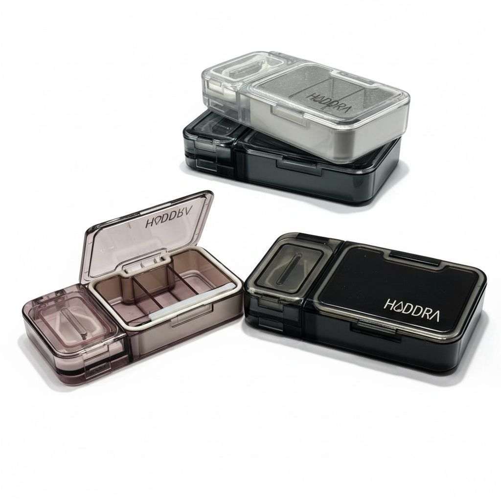 Porta Comprimidos 3 Em 1 Com Cortador E Macerador