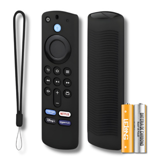 Controle Remoto Substituto Compatível Fire Tv Stick Hd, Lite, E 4k Comando De Voz Integrado + Capa de silicone Proteção em Oferta na Shopee