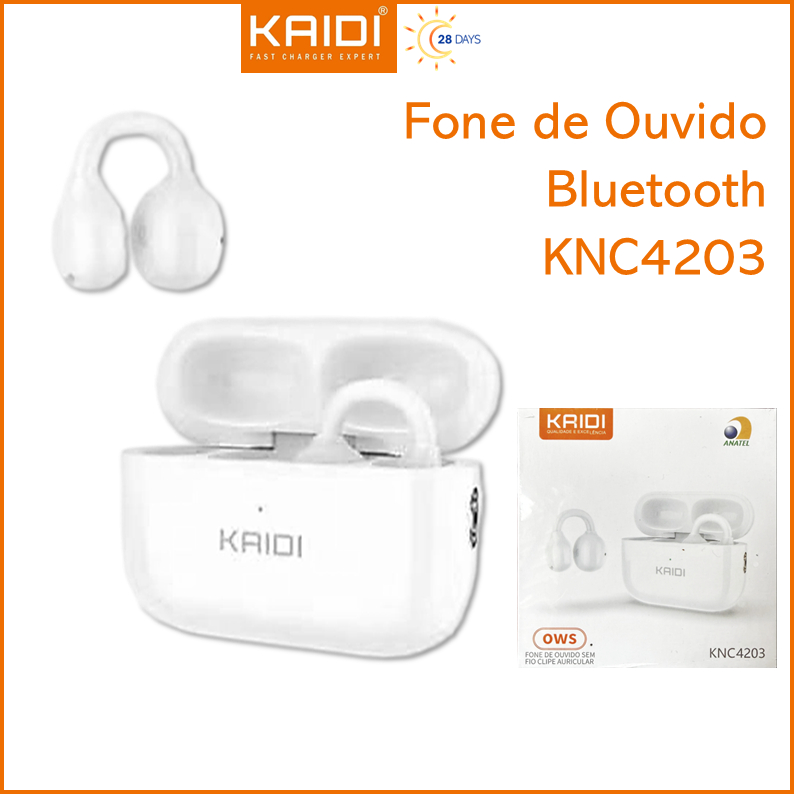 Fone de Ouvido Sem fio Bluetooth Condução de Ar OWS Kaidi KNC4203