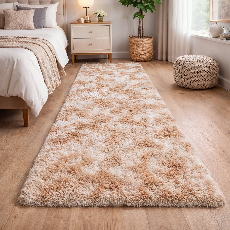 Tapete Passadeira Corredor Quarto Sala Beira de Cama Felpudo Peludo