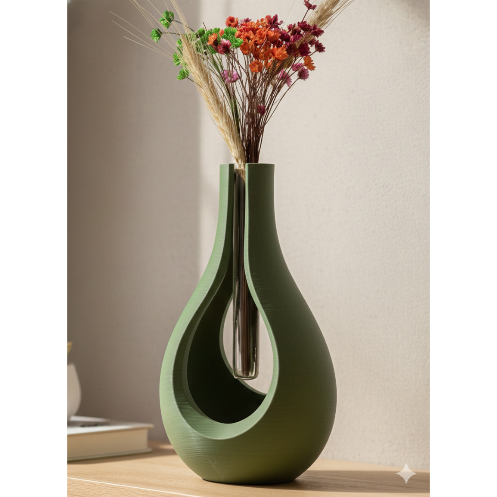 Vaso Decorativo Minimalista - Design Moderno Luxo Sofisticado Premium para Sala e Escritório