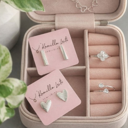 TAG PARA BRINCOS 4X4 cm  PERSONALIZADO 1 Par de furos 70 unidades em Oferta na Shopee