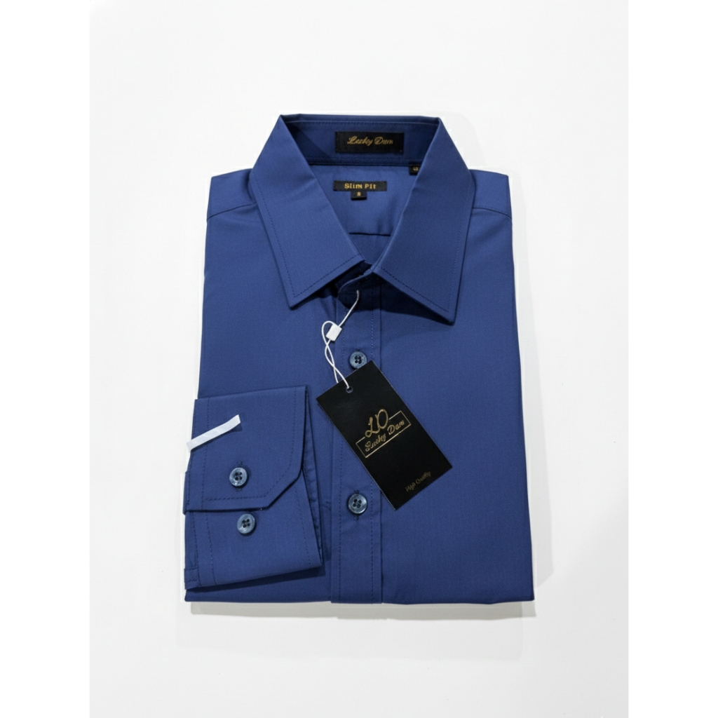 Camisa Social De Botao Forma Grande Masculina Manga Longa Tecido MicroFibra Silm Fit em Oferta na Shopee