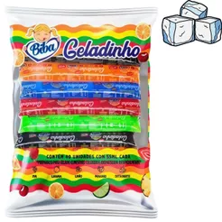40 Sacolés Gelinho Sabor Sortido Biba