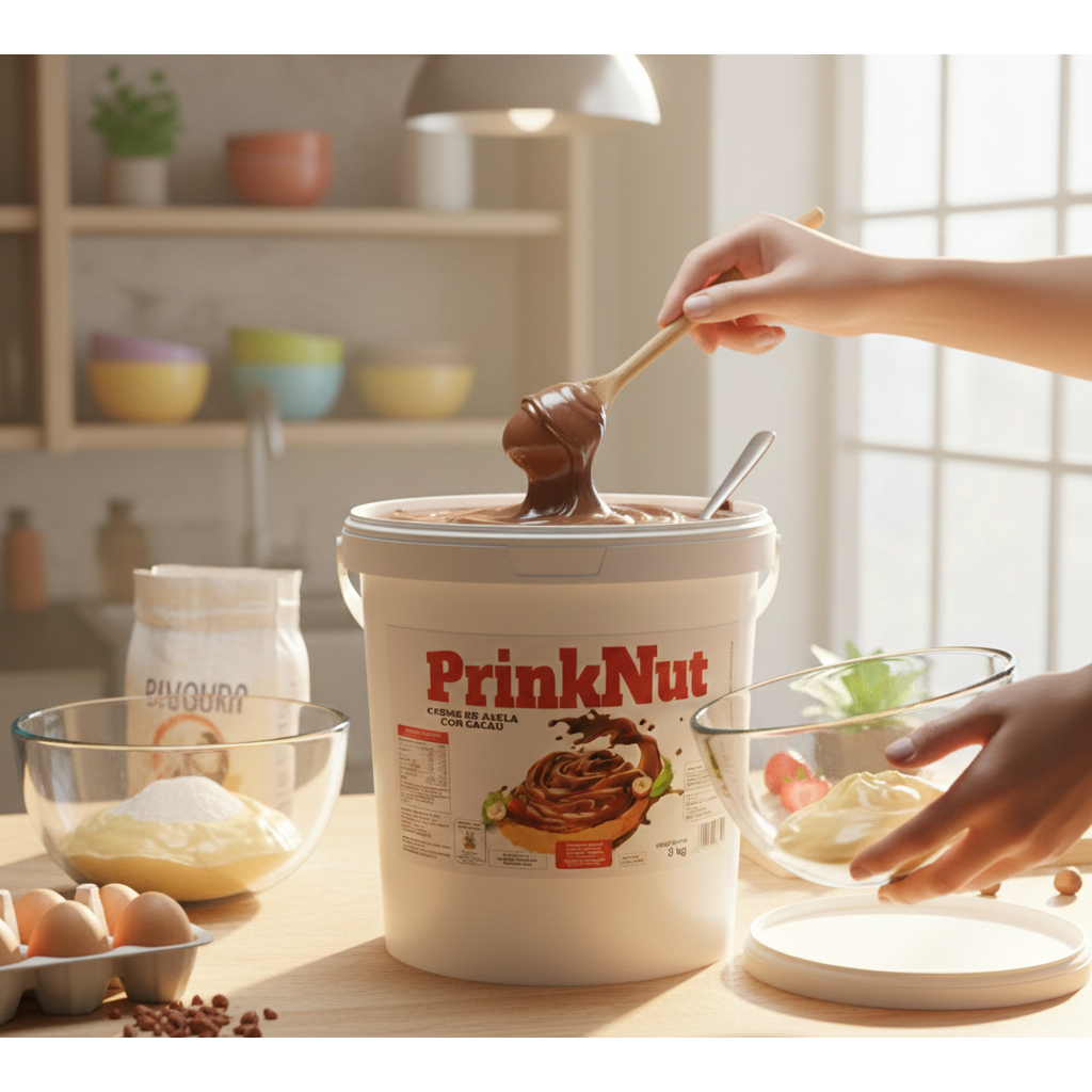 Nut Creme de Avelã Prinknut 3Kg Chocolate Cacau