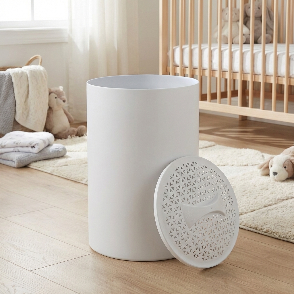 Cesto Baby Mel Para Roupas De Bebê Antiviral Quarto Enxoval 15 Litros Lançamento