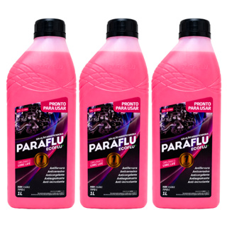 Kit 3 Aditivos Radiador Paraflu Rosa Organico Pronto Uso em Oferta na Shopee