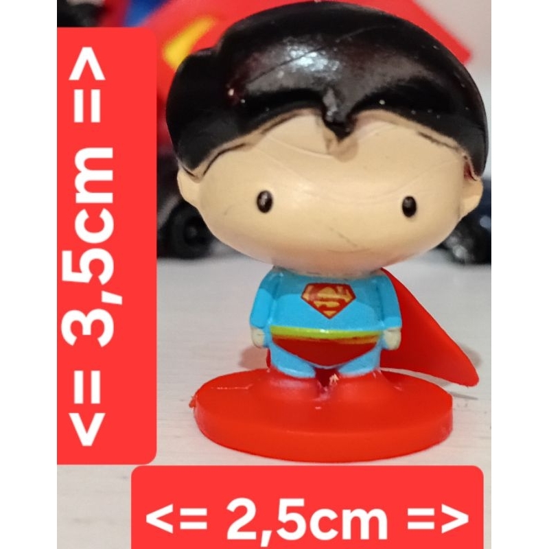 SUPERMAN - OvoToys miniatura que venha no ovo  De Pascoa Liga Da Justiça Figura Surpresa - Royal Toys