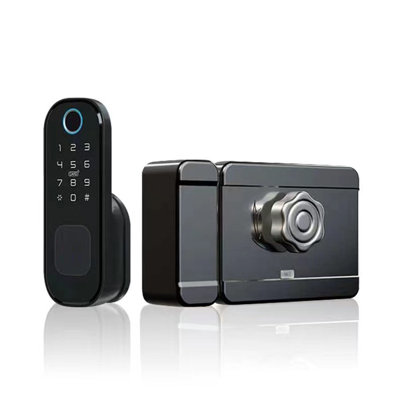 Fechadura Digital Inteligente 4 em 1 – Biometria, Senha, NFC e Chave - Proteção e Tecnologia Avançada em Oferta na Shopee