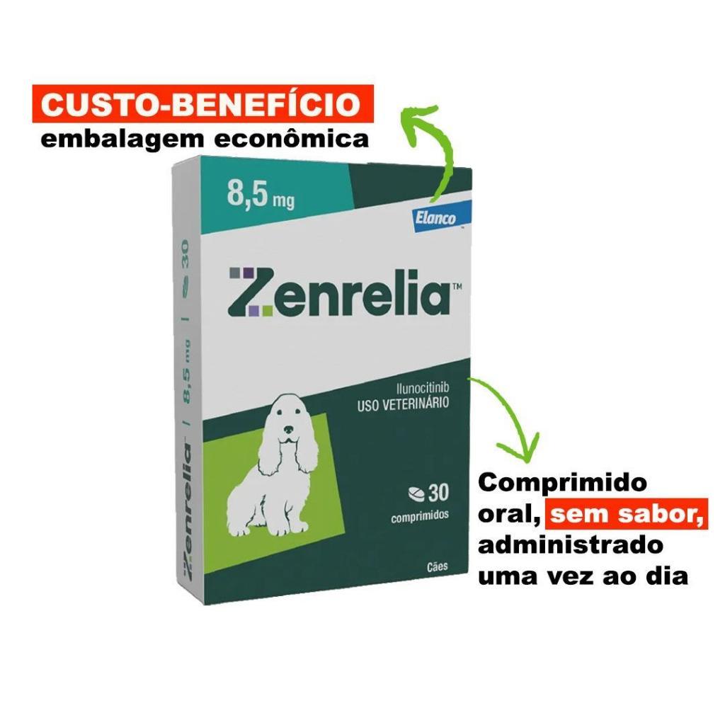 Zenrelia 8,5 MG 30 Comprimidos Para Dermatite - Elanco em Oferta na Shopee