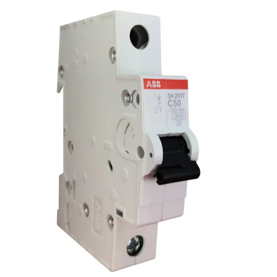 Mini Disjuntor Monopolar ABB 50A SH201 T-C50