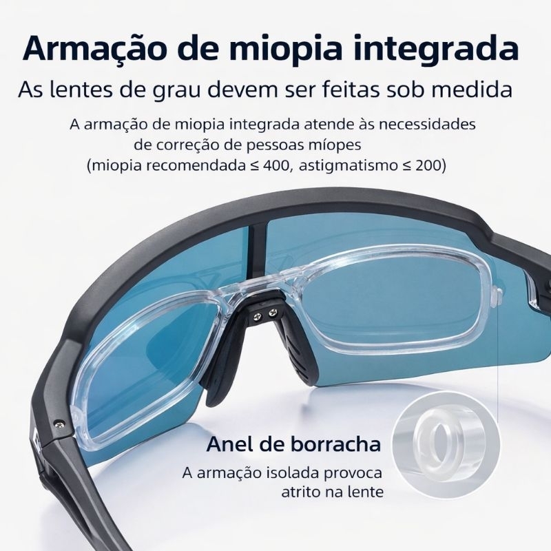 Óculos ROCKBROS De Sol Esportivo Polarizado UV400 Para Homens E Mulheres