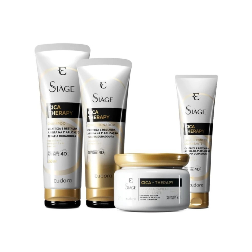 Kit Eudora Siage Cica Therapy Combo 4 itens
