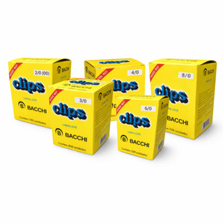 Clips Bacchi Para Papel 2/0 3/0 4/0 6/0 8/0 170 220 420 450 720 Unidades Original em Oferta na Shopee