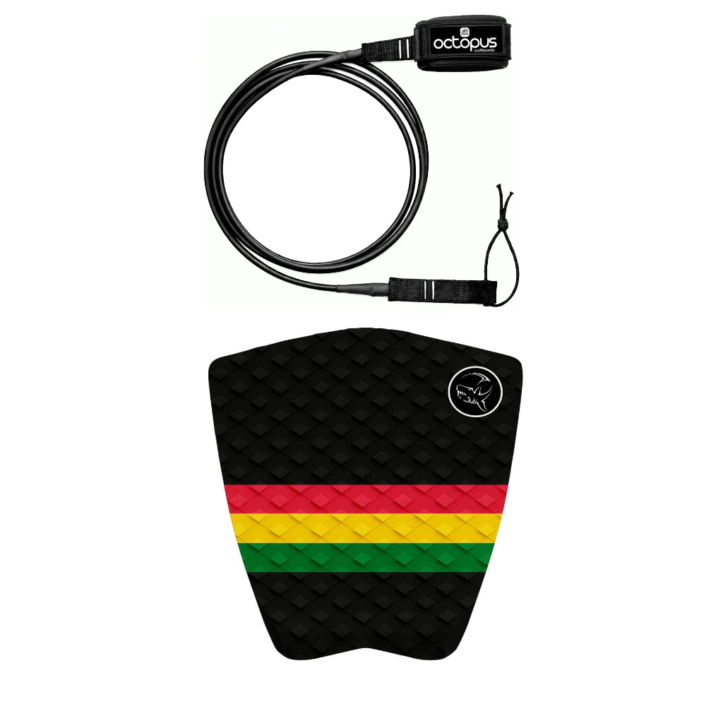 Leash Surf 6´Competição + Deck Para Prancha Surf Antiderrapante