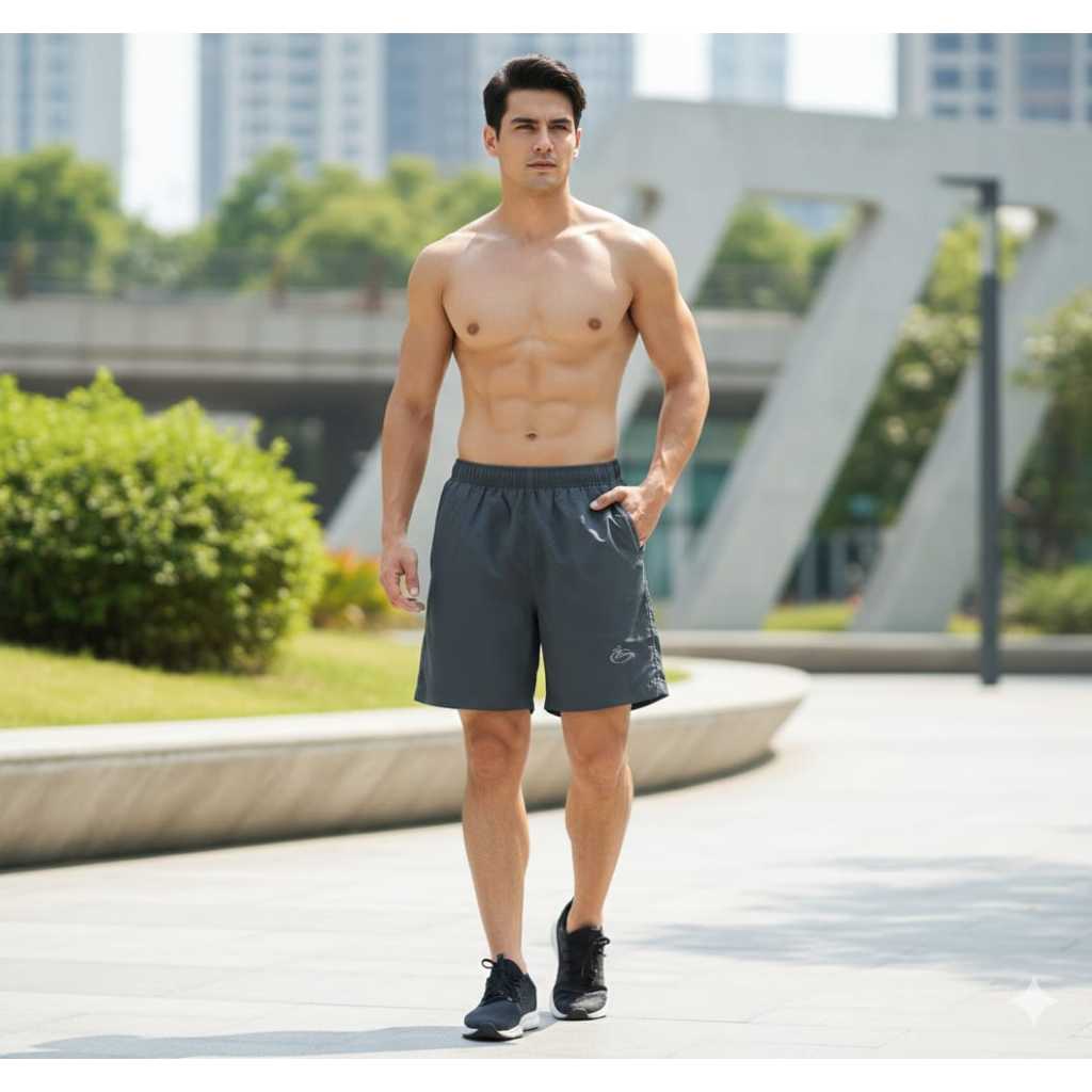 Bermuda  Short Masculina Gaz Neutro  Lisa Poliamida