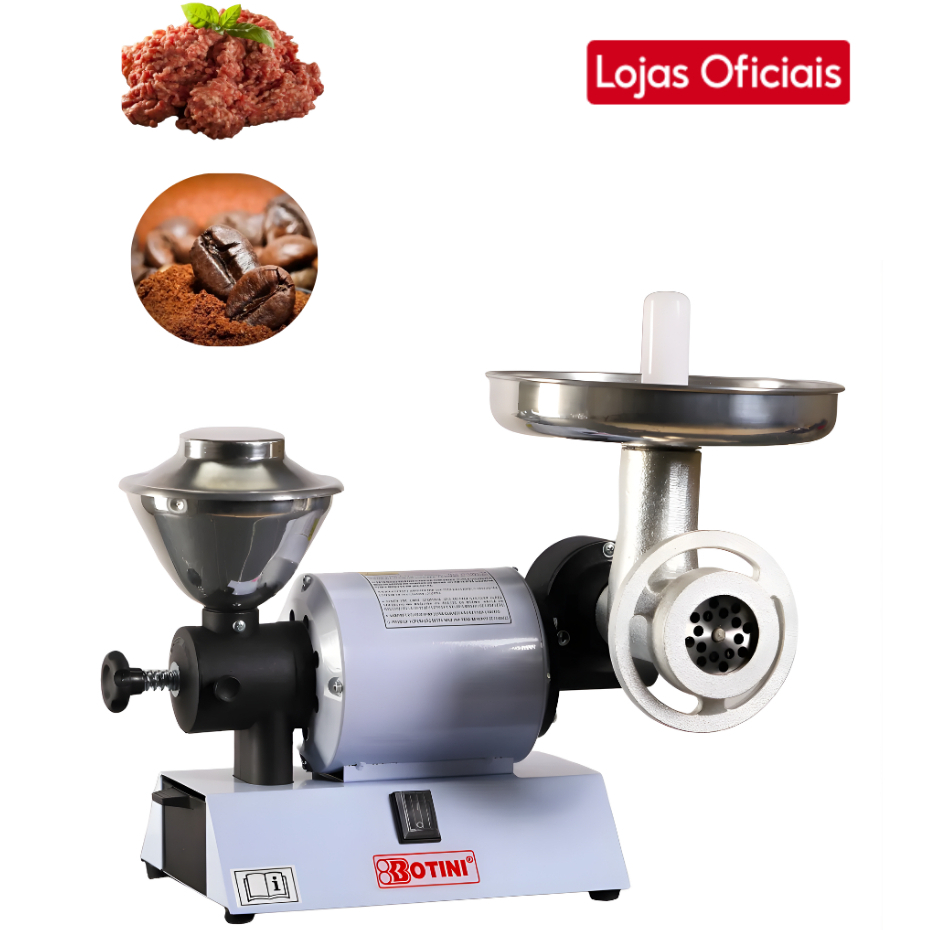 Moedor Multiuso De Carne E Café 110v/220v B5509 Botini - Ideal para quem quer Qualidade e Eficiência em Oferta na Shopee