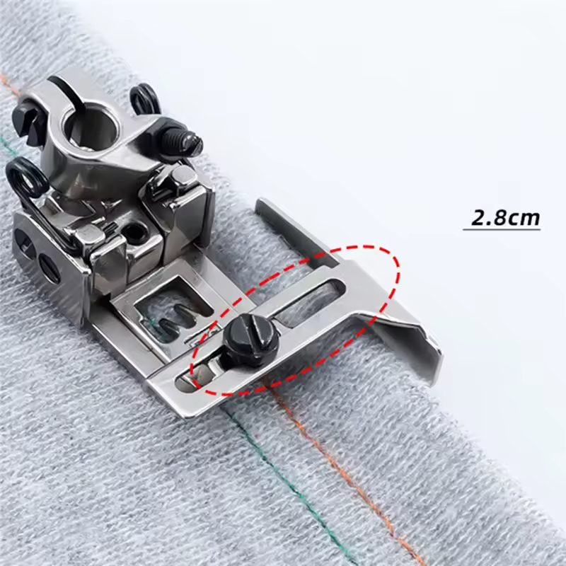 Calcador com Guia para Barra e Bainha na Galoneira - Lançamento 6.4cm