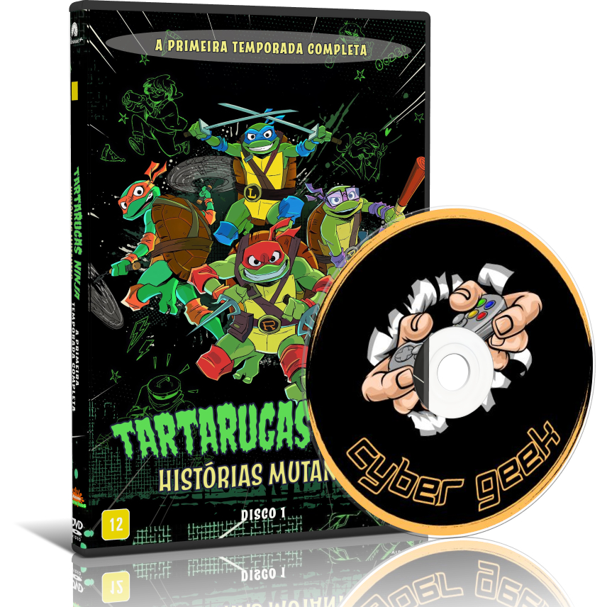 SÉRIE ANIMADA - TARTARUGAS NINJAS: HISTORIAS MUTANTES 1º TEMPORADA (DVD AUTORADO)