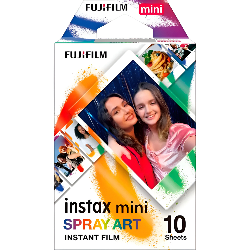 Filme instantâneo Fujifilm instax mini Spray Art (10 fotos)