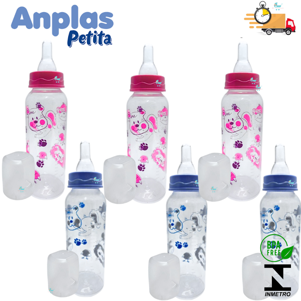 Mamadeiras barato bico silicone ortodôntico ou Redondo 240ml - Anplas