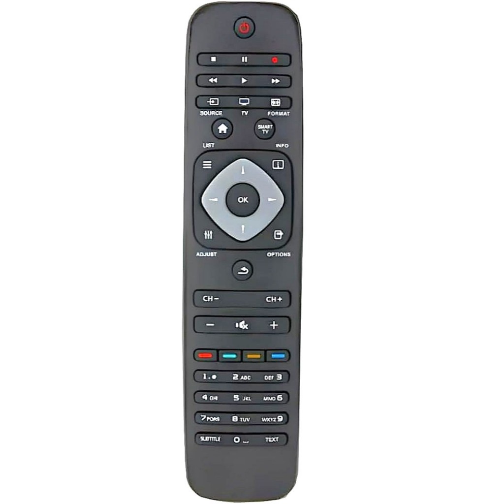 Controle Remoto Compatível com PHILIPS Smart TV Modelos LCD LED HD 3D