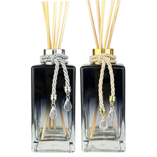 Par Vidro Square Retangular Degrade Preto 250ml Difusor de Varetas Luxo com Pingente Decorativo em Oferta na Shopee