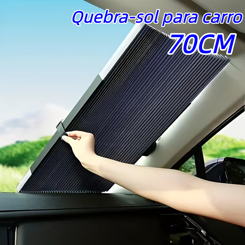 Protetor Solar Carro Parabrisa Quebra Sol Painel Tapa Sol Veiculo Carro Caminhão 70CM em Oferta na Shopee