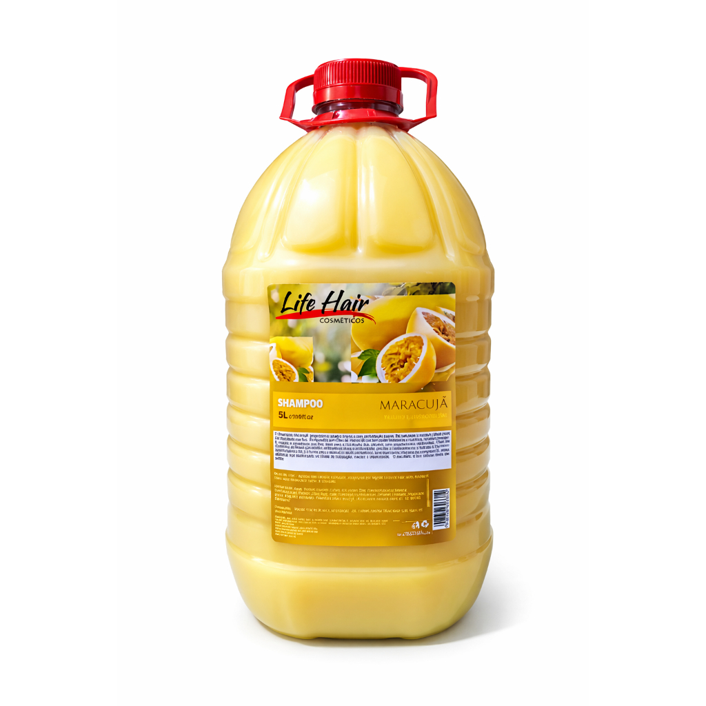 Shampoo Hidratante Maracujá Life Hair 5Litros