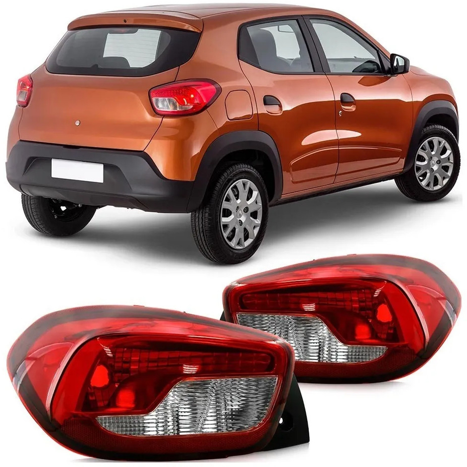 Lanterna Traseira Renault Kwid 2017 2018 2019 2020 2021 2022 2023 2024 2025 Cristal