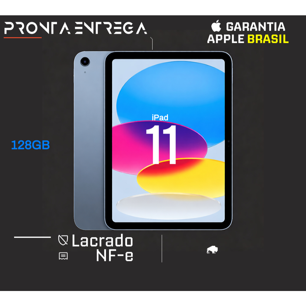 Apple iPad 11 128GB Wi-Fi Chip A16 Azul