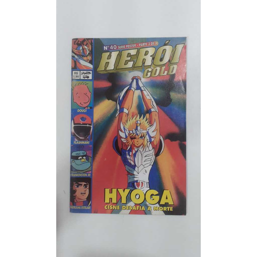 Revista Herói Gold Hyoga Doug Flashman Frankenstein Jr 22850