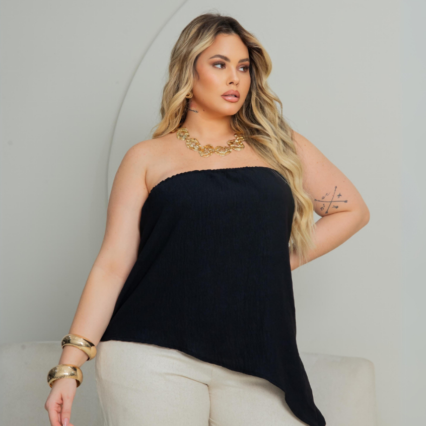Blusa Bata Casual Feminina Plus Size assimétrica Para Todas As Ocasiões em Oferta na Shopee