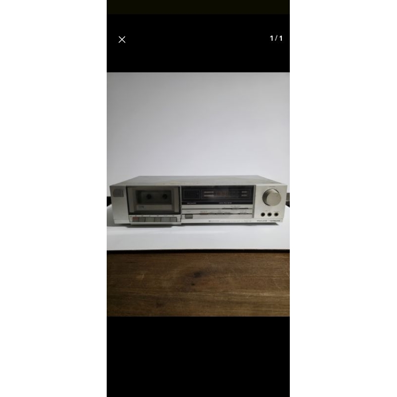 rádio antigo tape deck fhilco C3416