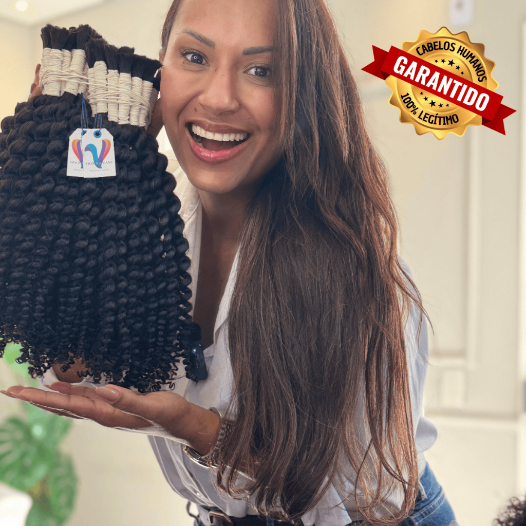 Cabelo Humano Cacheado Tipo 2  Super  Definido - 100%  Humano Garantido