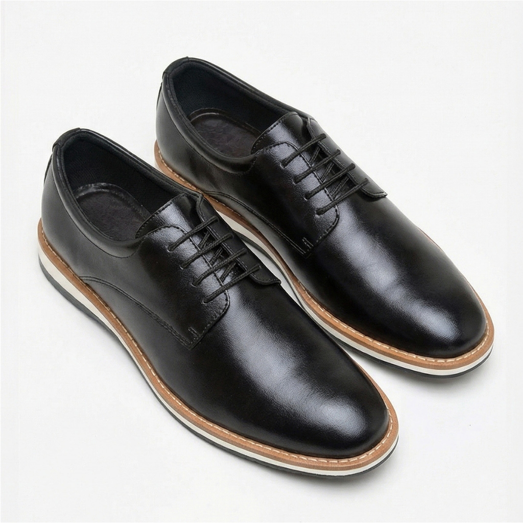 Sapato Masculino Casual Oxford Confortável Preto Marrom Sapatenis Festa Casamento Trabalho Social em Oferta na Shopee