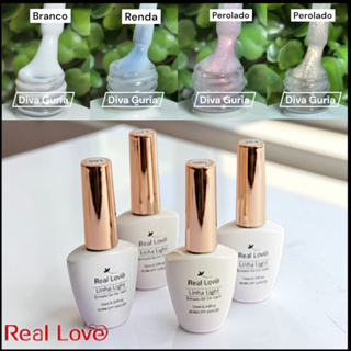 Kit Francesinha Esmalte em Gel Real Love - Única Camada - Secagem UV - TPO FREE em Oferta na Shopee
