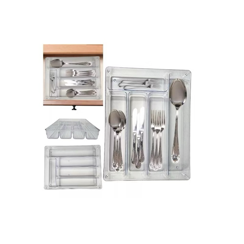 PORTA TALHERES SEM TAMPA | IDEIAL PARA GAVETAS | TAM.: 34X30CM | MATERIAL: ACRÍLICO | CASA E DECORAÇÃO | COZINHA | ORGAN