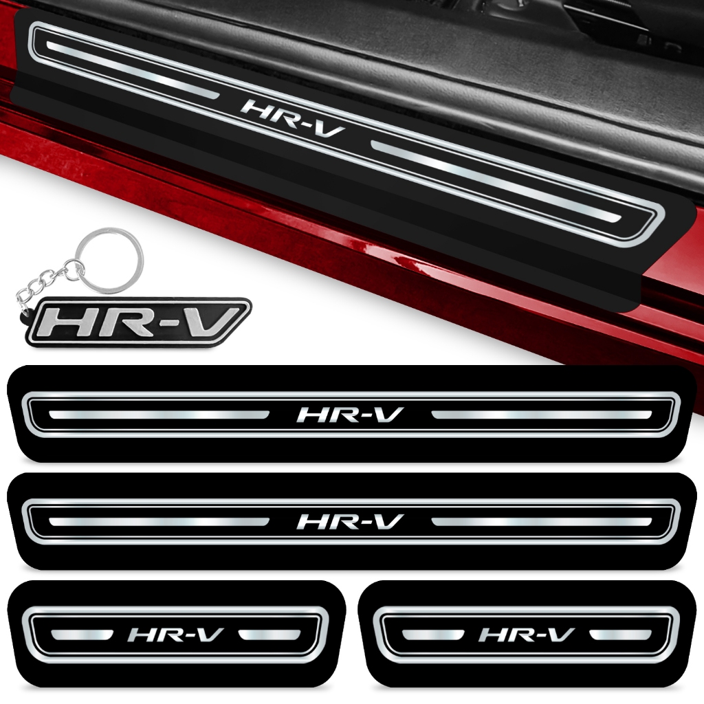 Kit Soleira Hrv Adesivo Porta 14 15 16 17 18 19 20 21 Chaveiro Hr-v