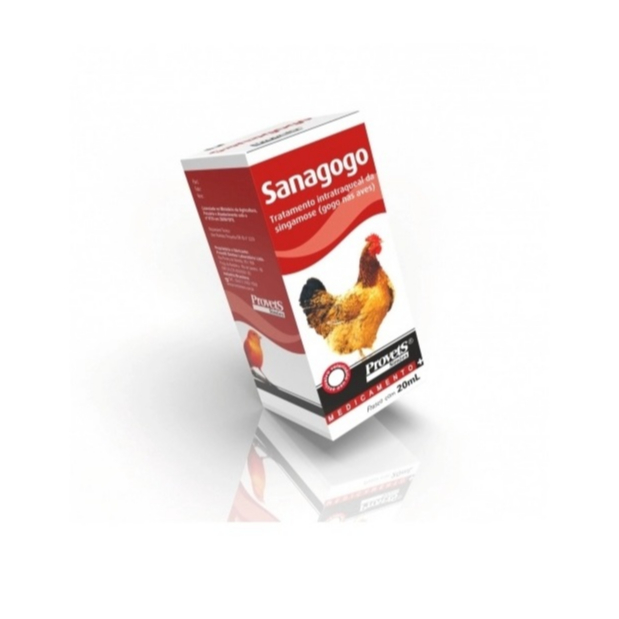 Sanagogo 20ml Tratamento Singamose Gogo Para Aves